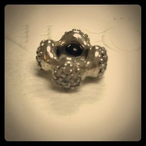 Pandora Modern Lovepods Spacer, Clear CZ #797292CZ